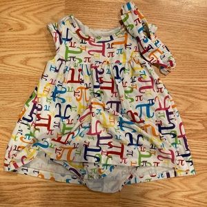 Princess awesome pi dress and headband